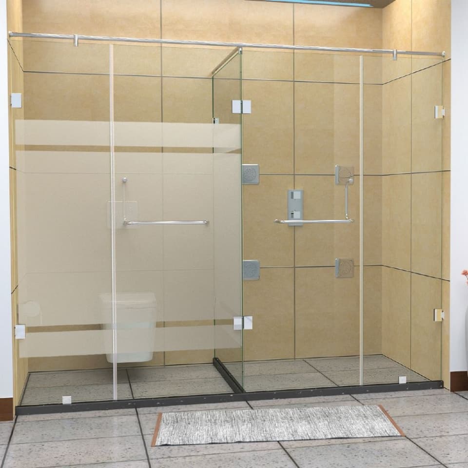 Cabine de douche intégrale : installation facile et rapide