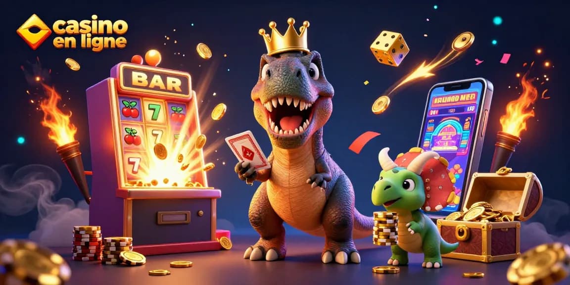 Jouez aux machines à sous en ligne avec le casino en ligne, ambiance festive et gains en or.