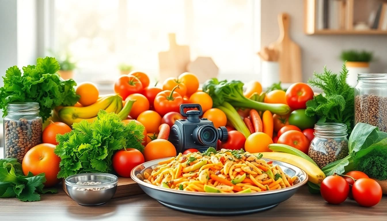 Engage with a healthy lifestyle depicting fresh produce at https://healthyvix.com, showcasing vibrant nutrition.