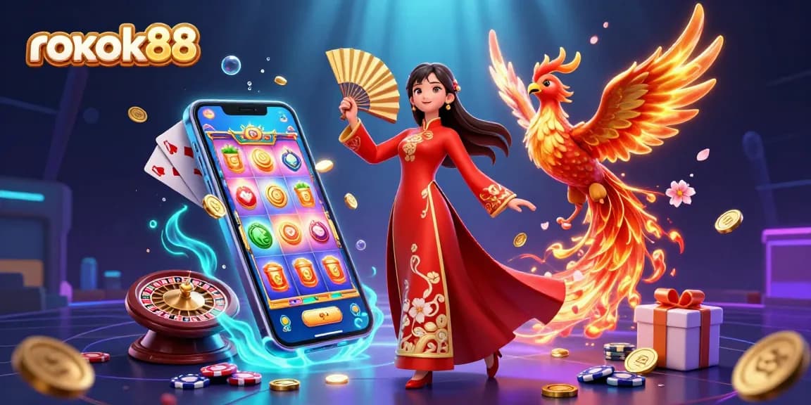 Experience thrilling gameplay at rokok88 with vibrant slot games and stunning visuals of winning moments.
