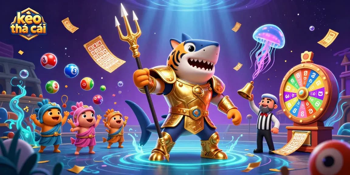 Engage with kèo nhà cái through vibrant, animated scenes of sports betting excitement and action.