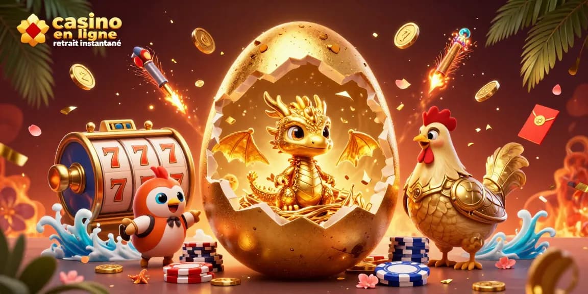 Découvrez des gains rapides dans le casino en ligne retrait instantané avec une scène dynamique et festive.