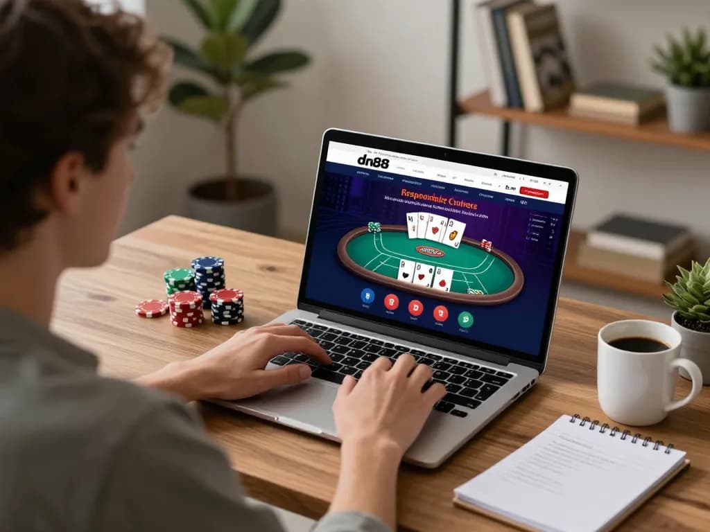 Engaging in live dealer gaming on dn88, showcasing vibrant poker action and strategic gameplay.