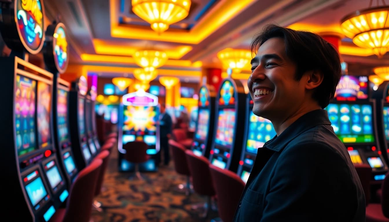 Memenangkan slot gacor terpercaya di kasino dengan pemain bahagia.