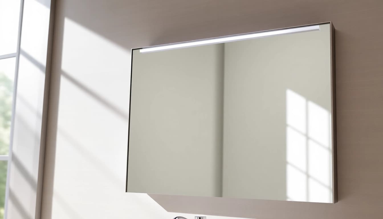 sonni Spiegelschrank mit elegantem Design und LED-Beleuchtung im Badezimmer