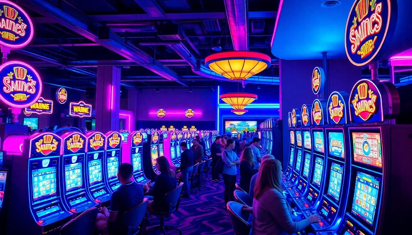 Menangkan permainan slot walettoto dengan keramaian kasino yang ceria.