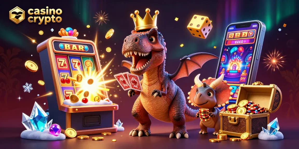 Slot machine esplosiva e dinosauri nel casino crypto, divertimento garantito!