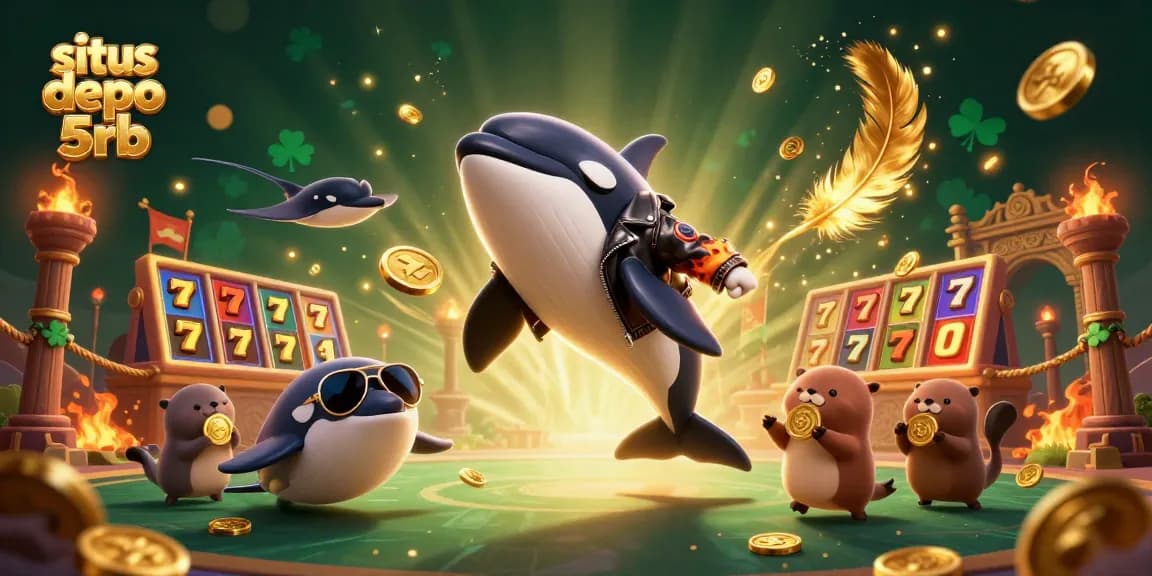 Spin the reels with situs depo 5rb in a dynamic 3D casino adventure featuring unique characters.