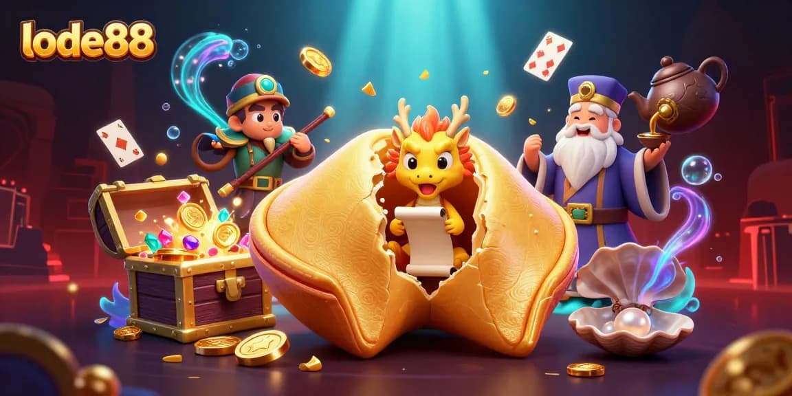 Experience thrilling gameplay with lode88, featuring golden treasures and vibrant casino elements.