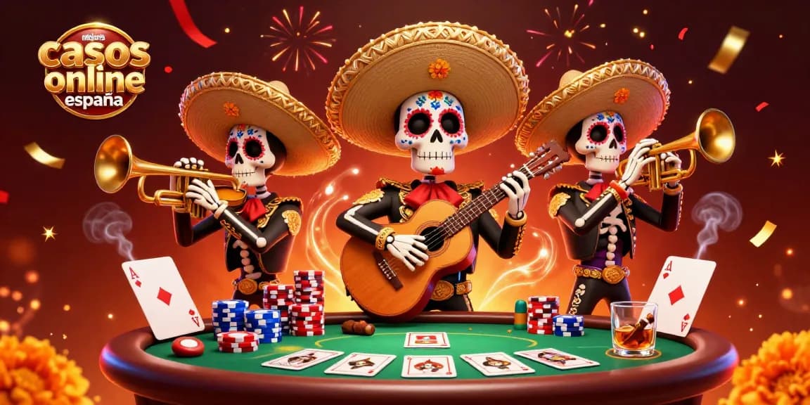 Disfruta de la fiesta en los mejores casinos online en España al jugar con divertidos mariachis y emocionante juego de póker.