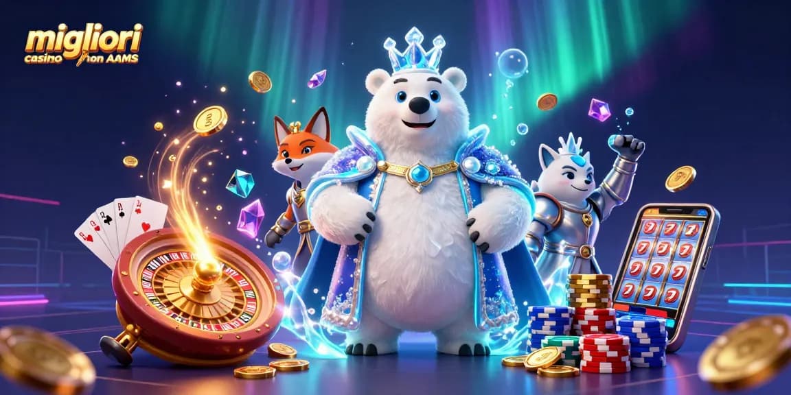 Immergiti nei migliori casino non AAMS con giochi scintillanti e bonus incredibili.