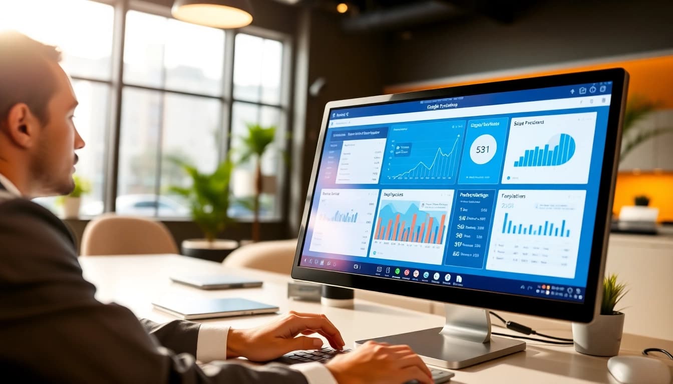 Implementing google penalty removal service strategy with professional expertise in a bright office.