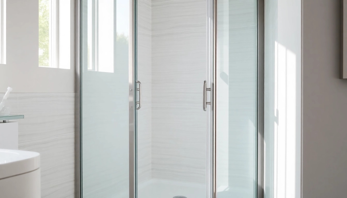 Schöne duschkabine 80x80 eckeinstieg mit glattem Design in modernem Badezimmer