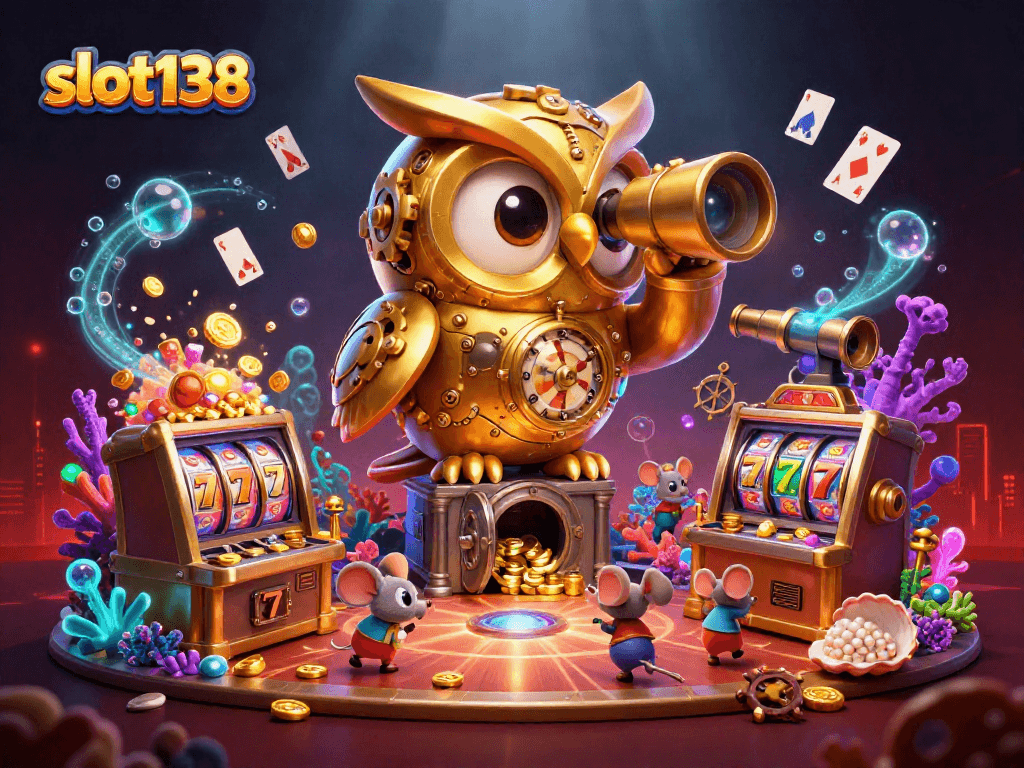 Spin the reels with slot138 and enjoy the immersive casino adventure featuring animated characters.