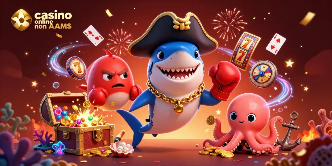 Scopri i casino online non AAMS con vivaci scene e personaggi, ideali per il gioco d'azzardo.
