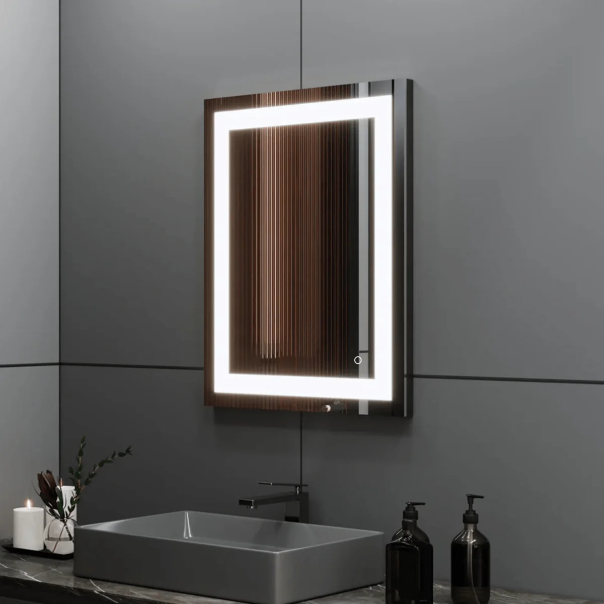 High-Quality Bathroom Mirror with Lights from Elegant Showers