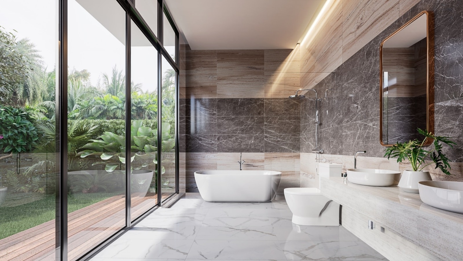 Semi-Frameless Shower Screen for Bathroom Renovations