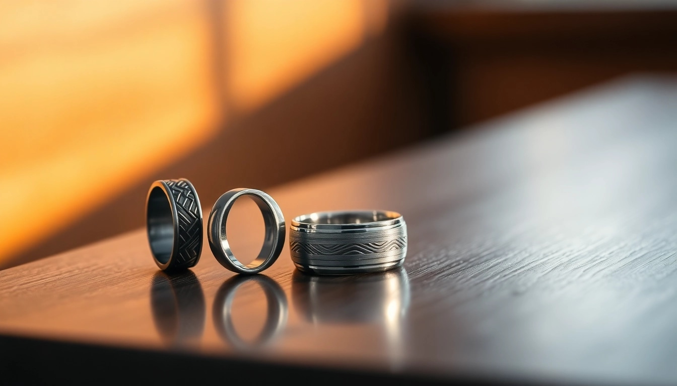 Stylish Gunmetal Wedding Bands for Men: Find Your Perfect Match