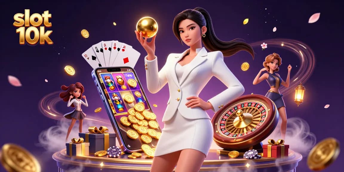 Experience the thrill of slot 10k as stunning casino elements intertwine in a vibrant atmosphere.