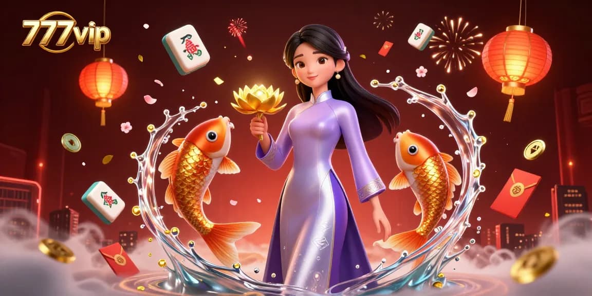 Experience thrilling gaming action at 777vip with a vibrant representation of casino games and culture.