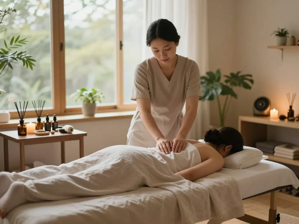 편안한 웰니스 스튜디오에서 서초스웨디시를 활용한 편안한 스웨디시 마사지 치료 세션