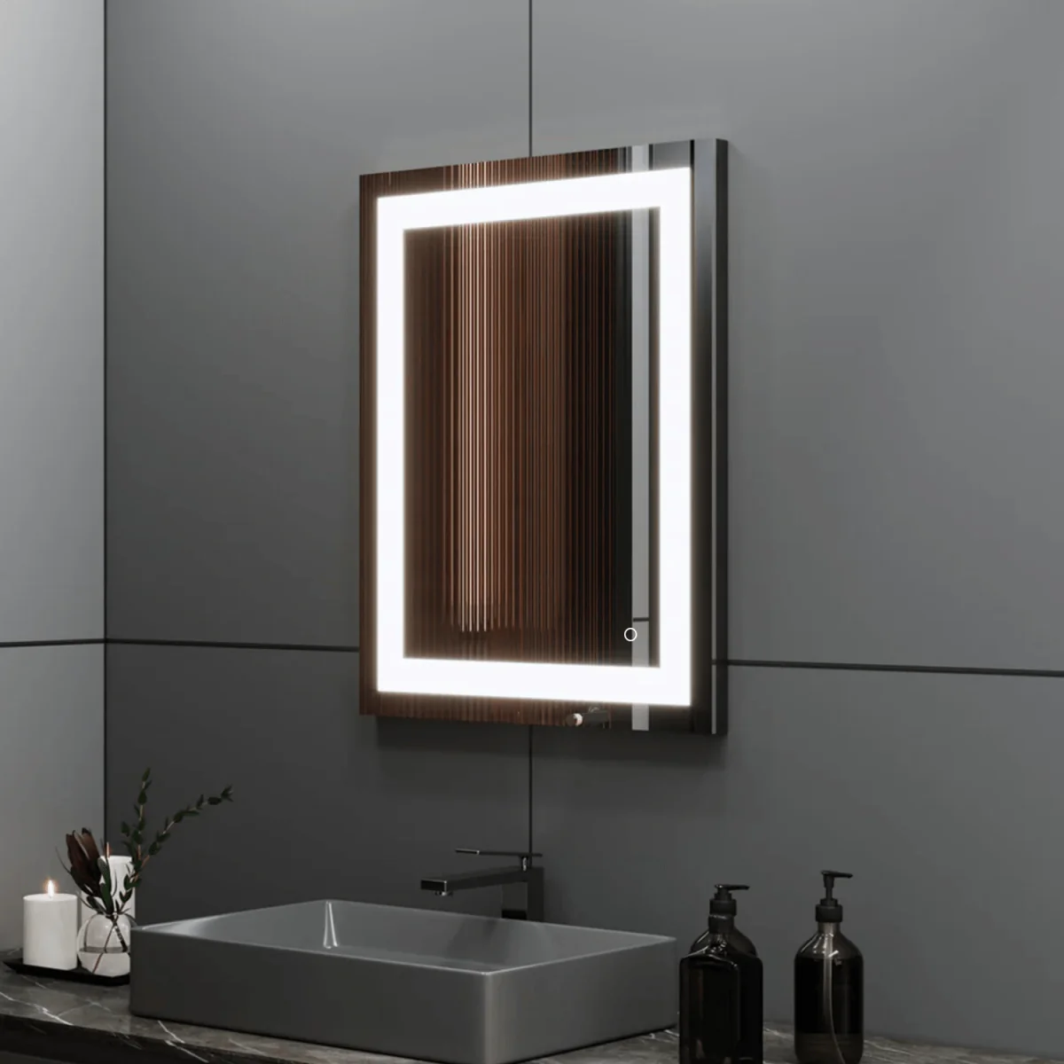 High-Quality Bathroom Mirror with Lights from Elegant Showers