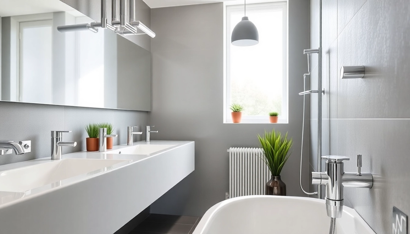 Erleben Sie modernste Sanitärlösungen von sonni sanitär GmbH in einem eleganten Badezimmer.