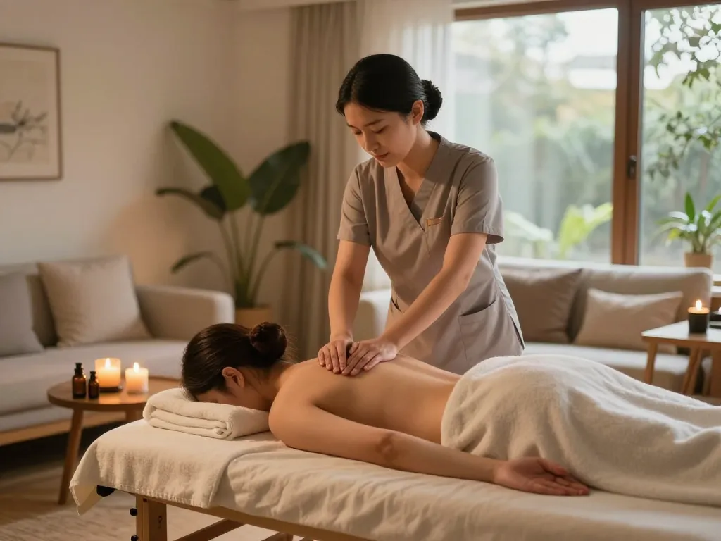 Luxurious home massage experience with www.maxim-anma.net for ultimate relaxation and healing.