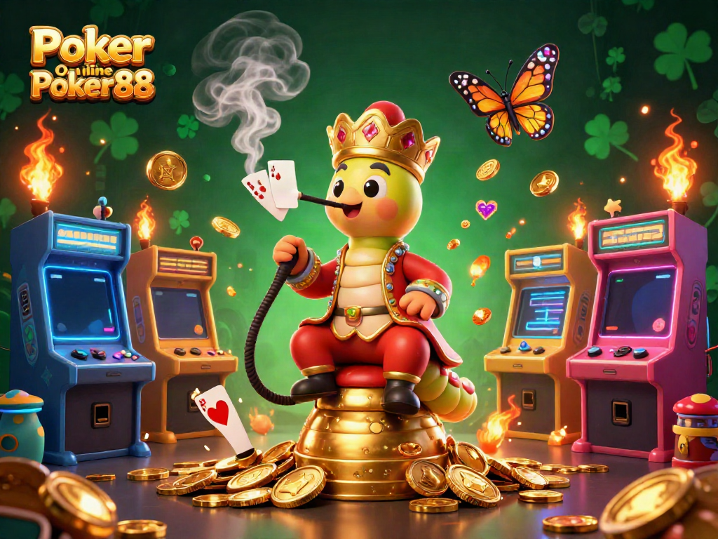 Experience Poker Online Poker88 with enchanting visuals of games and imaginative characters.
