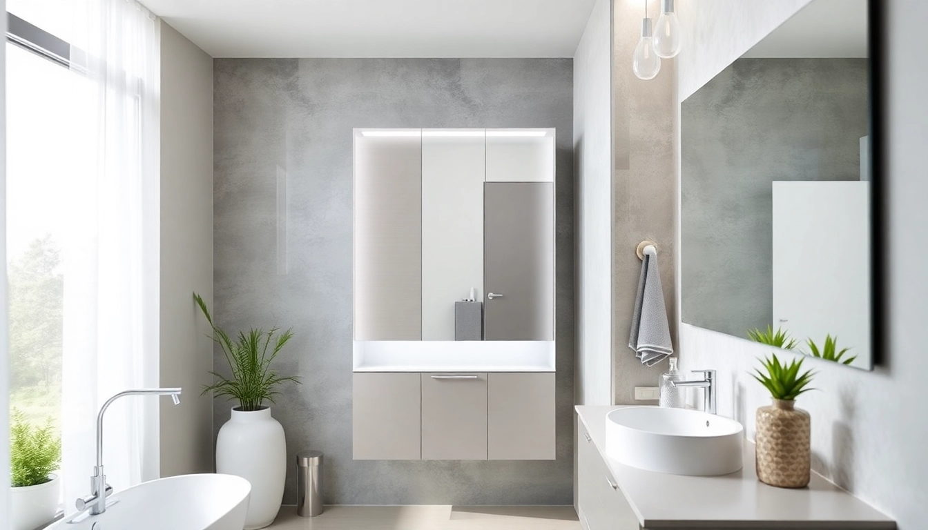 Verwandele dein Badezimmer mit dem sonni Spiegelschrank, der modernes Design und Funktionalität vereint.