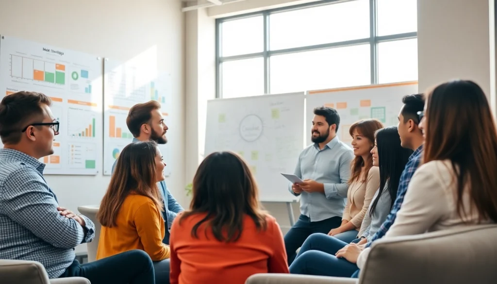 Enhance your strategy with Good Wolf Marketing team brainstorming in a collaborative setting.