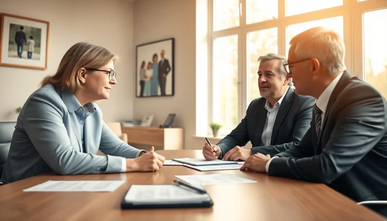 Consultation at https://www.buckheadfamilylaw.com, showcasing a professional family lawyer assisting clients.