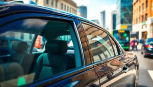 Book Nottingham to Heathrow Taxi with a professional driver in a sleek black taxi.