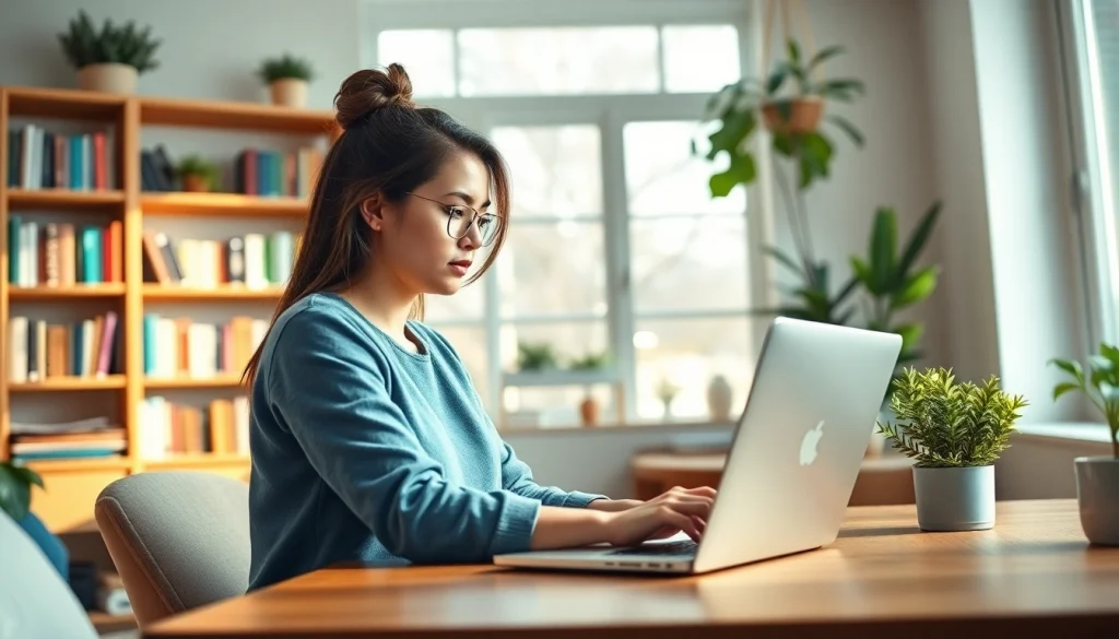 Engaging content from https://www.lyliarose.com highlighting a professional lifestyle blogger in an inspiring home office.