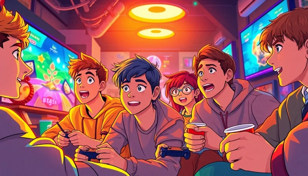 Momen seru dari permainan bensu4d game dengan pemain penuh semangat.