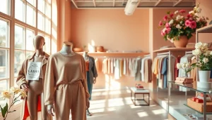 Shop stylish outfits and accessories at https://www.northernfashions.com in a chic boutique setting.