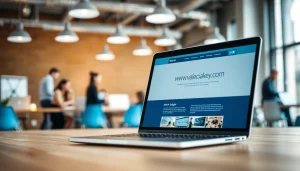 Visit Www.valenciakey.com to explore innovative web design solutions with a captivating digital interface.