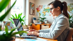 Plan your next adventure at https://travelvixta.com with a professional travel planner in action.