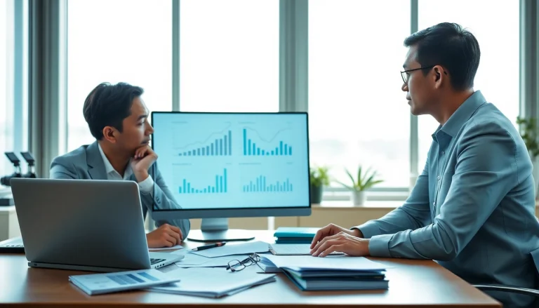 신용카드 현금화에 대해 상담하는 전문가와 고객의 모습