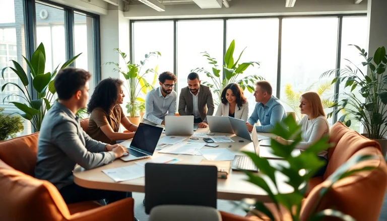 Engaging professionals collaborating on digital marketing strategy at https://fhpts.com