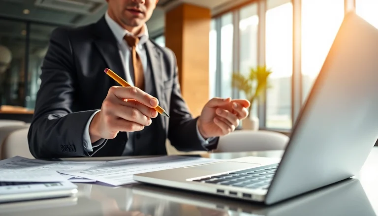 Capture vibrant business news insights as a journalist engages in research and reporting.