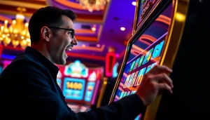 Menangkan permainan slot gacor dengan pemain bersemangat di kasino yang meriah.