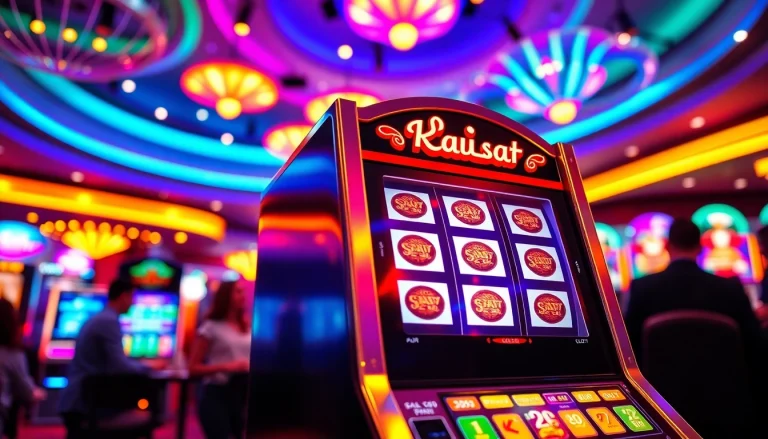 Menangkan permainan di kaisar800 slot dengan mesin slot berwarna cerah dan energik.