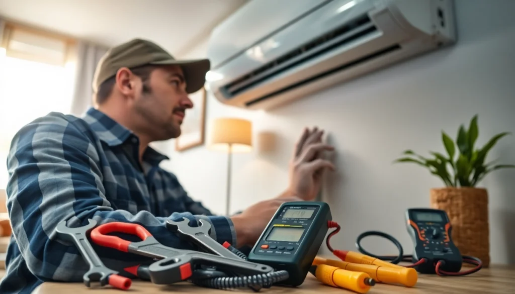 Ensure quality service with HVAC maintenance by https://nobleheatingairservices.com in a residential setting.