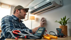 Ensure quality service with HVAC maintenance by https://nobleheatingairservices.com in a residential setting.