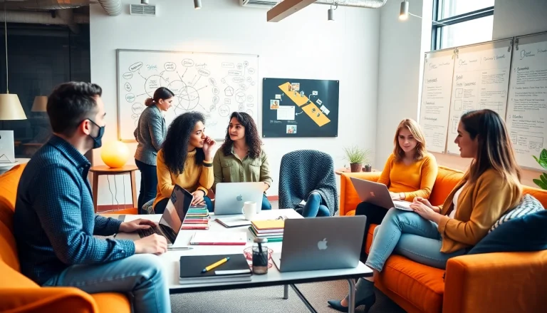 View of a creative workspace at https://whatalker.com, showcasing collaboration and innovation.