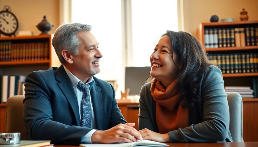 Consultation with a family law attorney at https://www.stpetefamilyattorney.com showcasing professionalism and empathy.