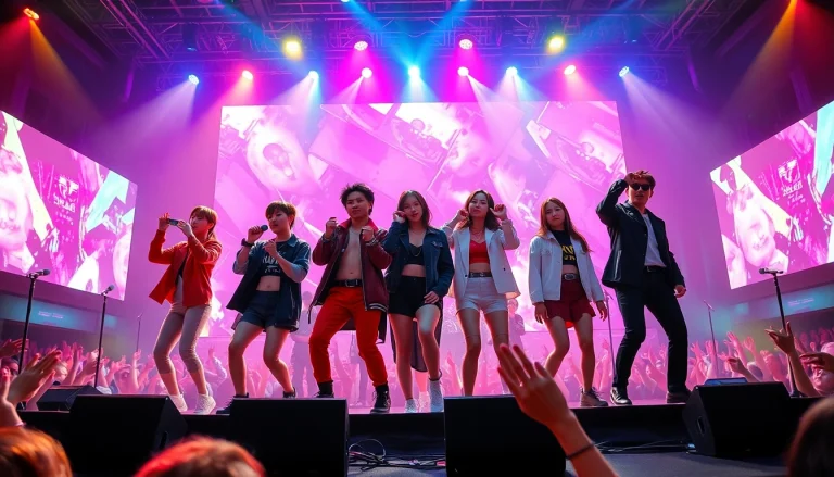 Watch K-pop performers ignite the stage with dynamic energy at https://www.kpopangel.com.