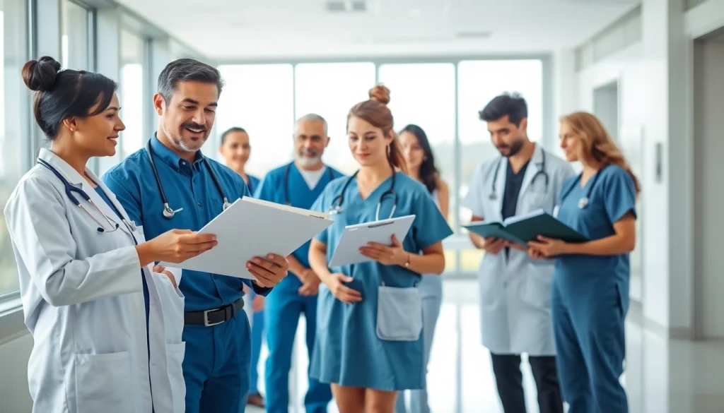 Behandelteam in actie van https://tweestedenziekenhuis.nl, waarbij samenwerking en zorg centraal staan.