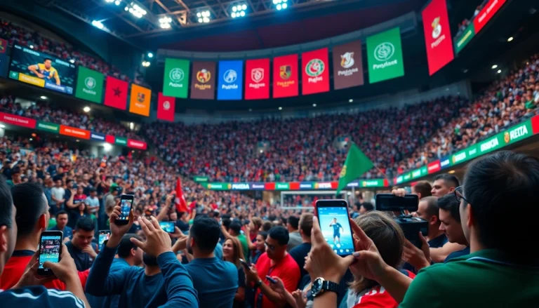 Betting excitement captured in a vibrant sports scene highlighting the best sportsbooks Mexico.